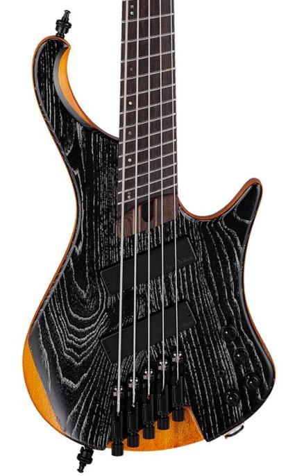 Workshop EHB1135MS SKL 5-String - Silver Wave Black Low Gloss