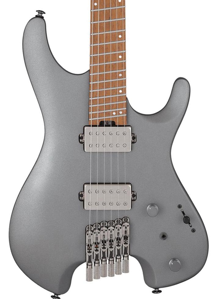 Guitare électrique multi-scale Ibanez Quest QX52 MGM - Metallic gray matte