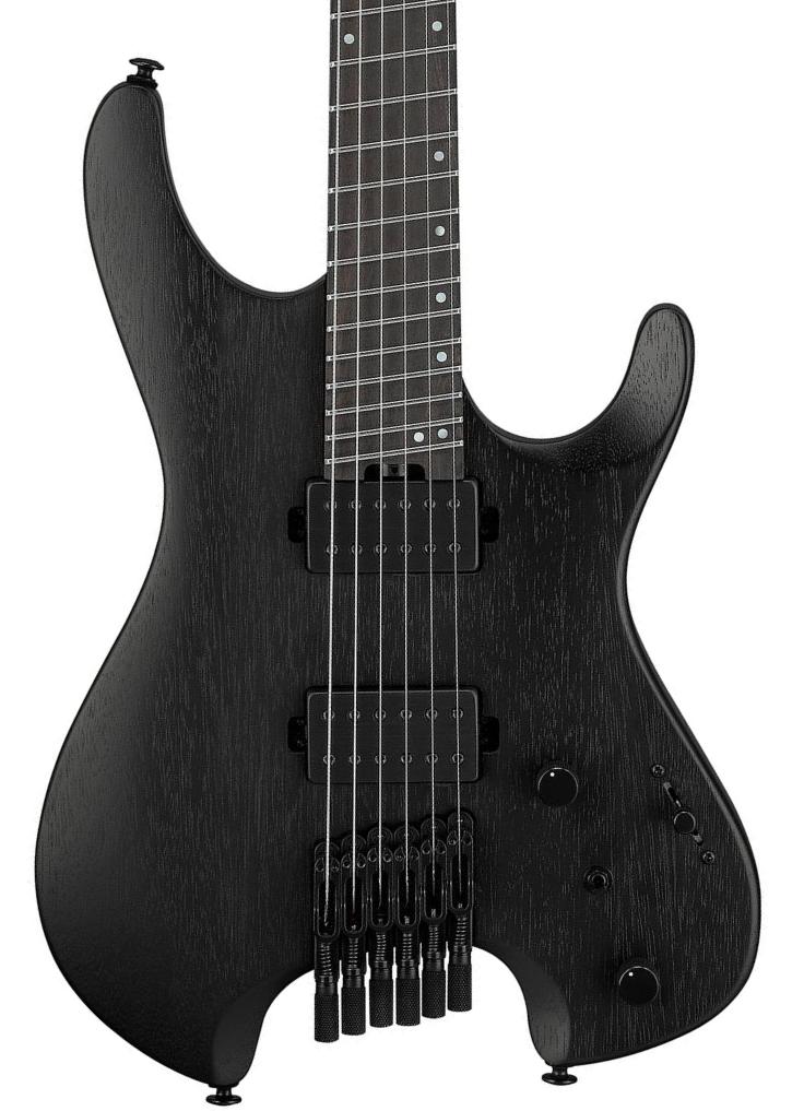 Guitare électrique double cut Ibanez Quest QX52B WK - weathered black