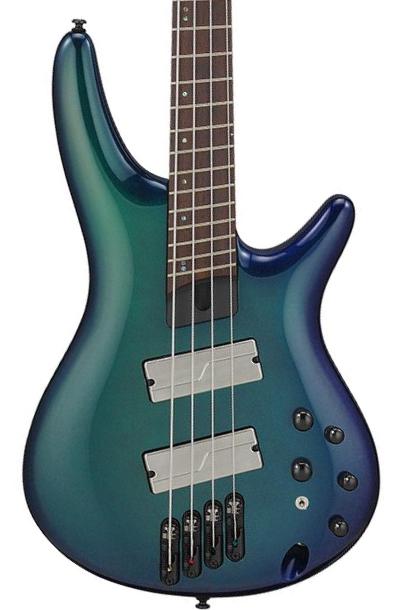 Basse électrique solid body Ibanez Workshop SRMS720 BCM - Blue Chameleon