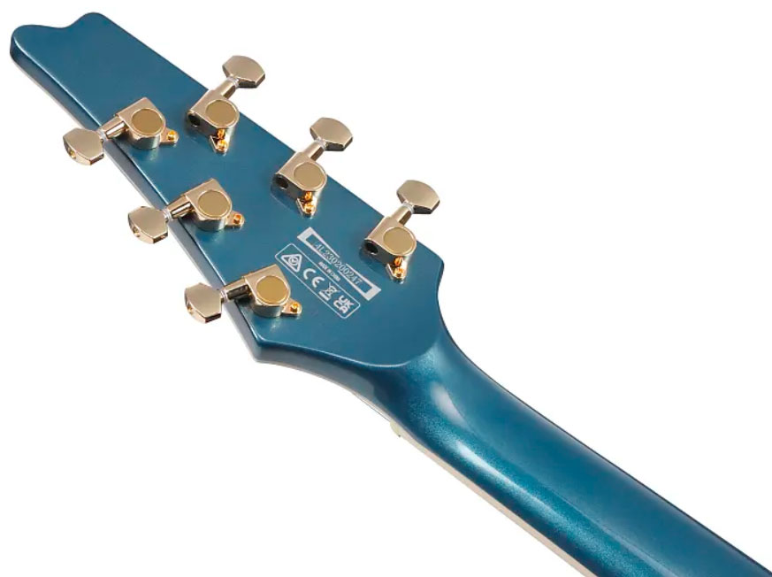 Ibanez Ic420 Abm Iceman 2h Ht Jat - Antique Blue Metallic - Guitare Électrique RÉtro Rock - Variation 4