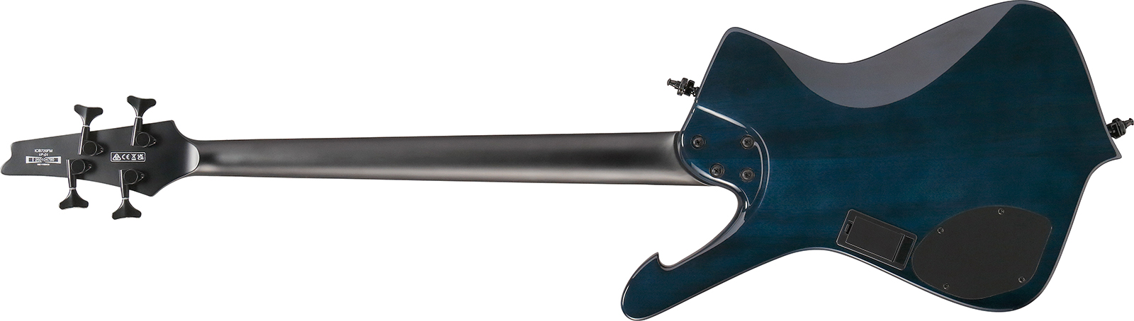 Ibanez Icb720fm Cbs Iceman Active Pp - Cosmic Blue Starburst - Basse Électrique Solid Body - Variation 1