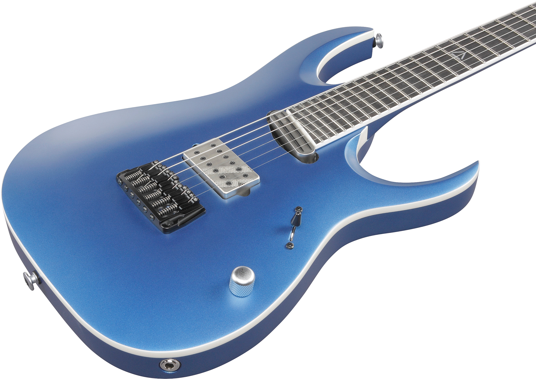 Ibanez Jake Bowen Jbm9999 Amm Jap Signature Hst Dimarzio Ht Eb - Azure Metallic Matte - Guitare Électrique Forme Str - Variation 2