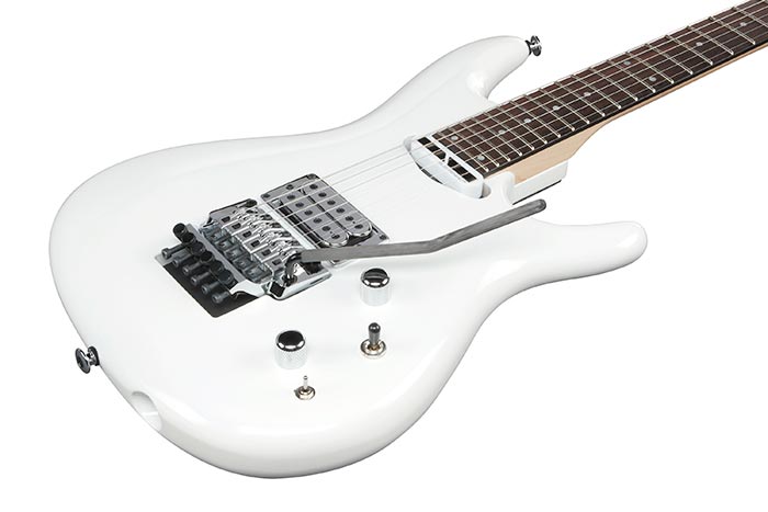 Ibanez Joe Satriani J2480 Wh Jap Signature 1h Dimarzio / Sustainiac Fr Rw - White - Guitare Électrique Signature - Variation 2