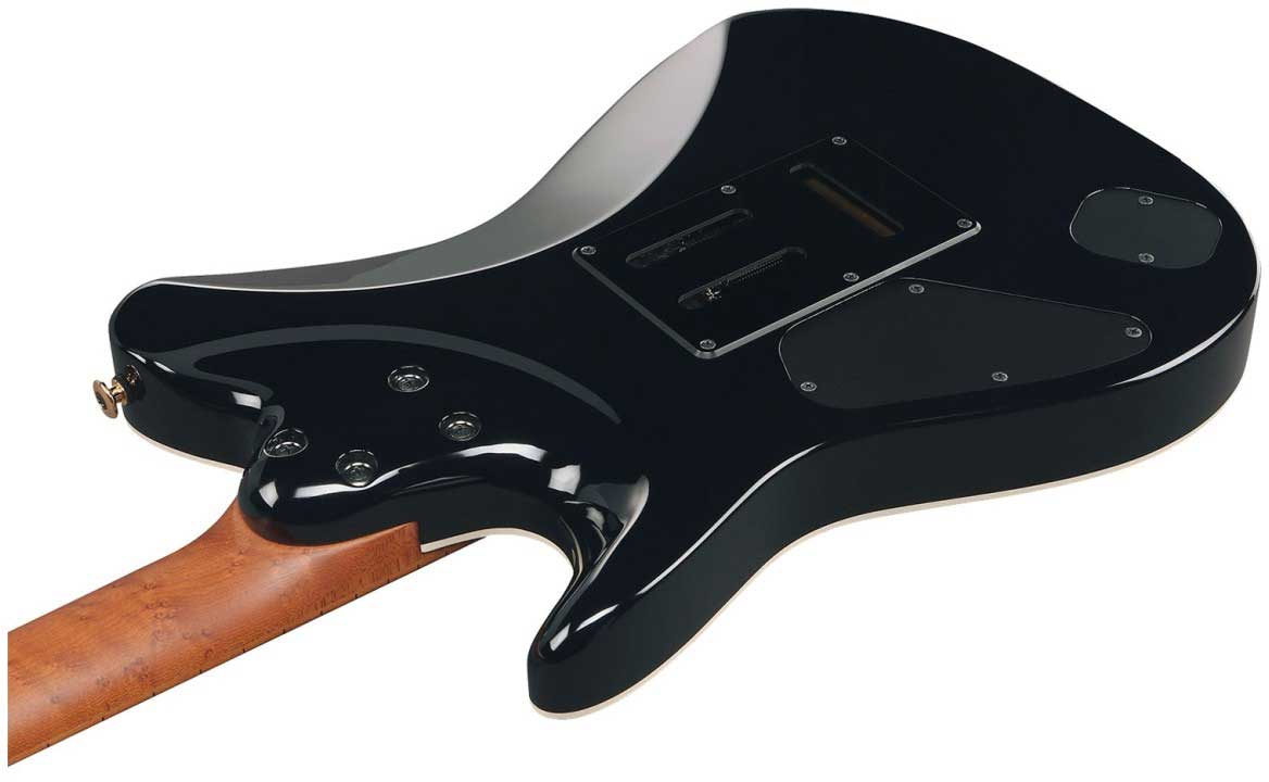 Ibanez Lari Basilio Lb1 Bk Jap Signature Hss Trem Mn - Black - Guitare Électrique Signature - Variation 3