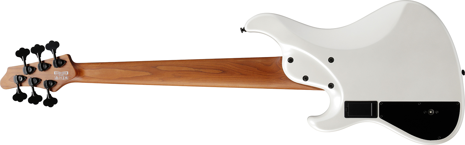 Ibanez Mdm1006 Pw Mode 6c Active Rw - Pearl White - Basse Électrique Solid Body - Variation 1