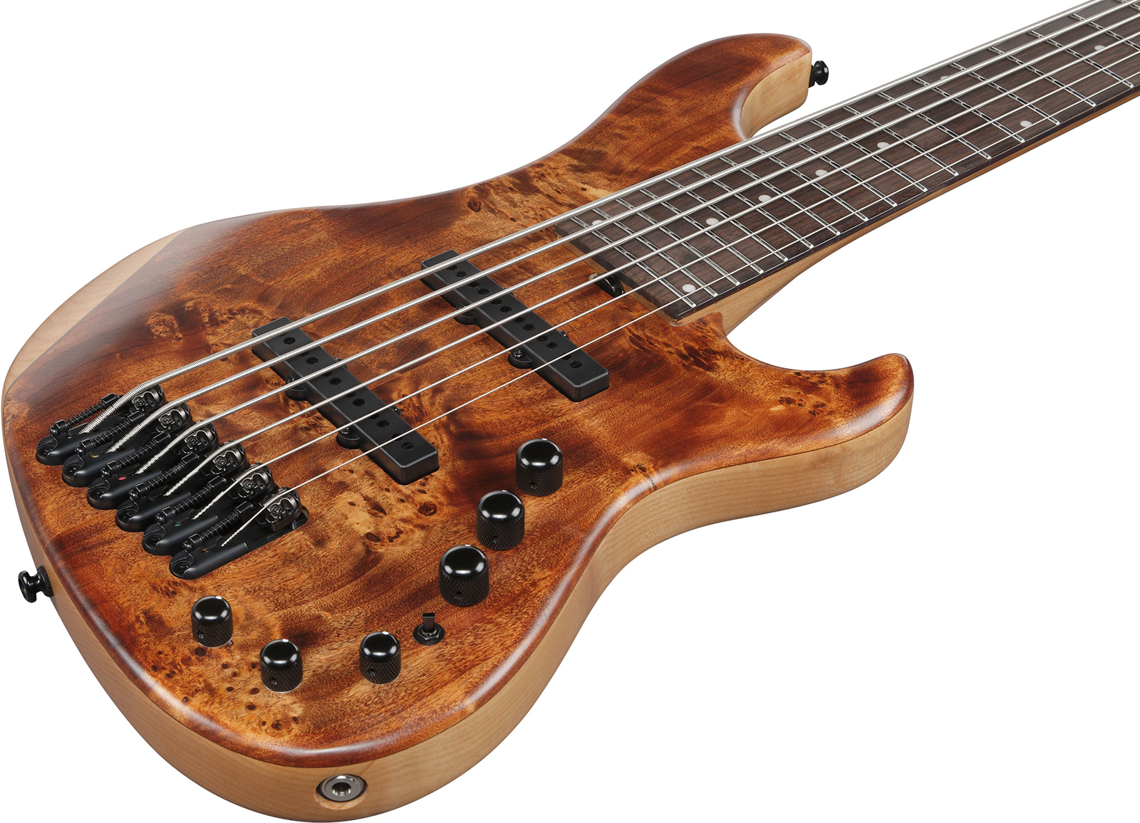 Ibanez Mdm1606 Nml Mode 6c Active Rw - Natural Mocha Low Gloss - Basse Électrique Solid Body - Variation 2