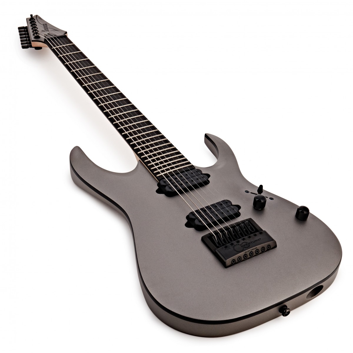 Ibanez Munky Apex30 Signature 7c Hh Dimarzio Ht Eb - Metallic Gray Matte - Guitare Électrique 7 Cordes - Variation 2