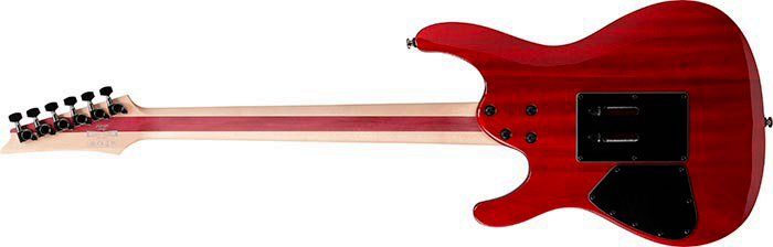 Ibanez Nita Strauss Jiva10r Trc Signature Hsh Dimarzio Fr Eb - Torch Red - Guitare Électrique Forme Str - Variation 1