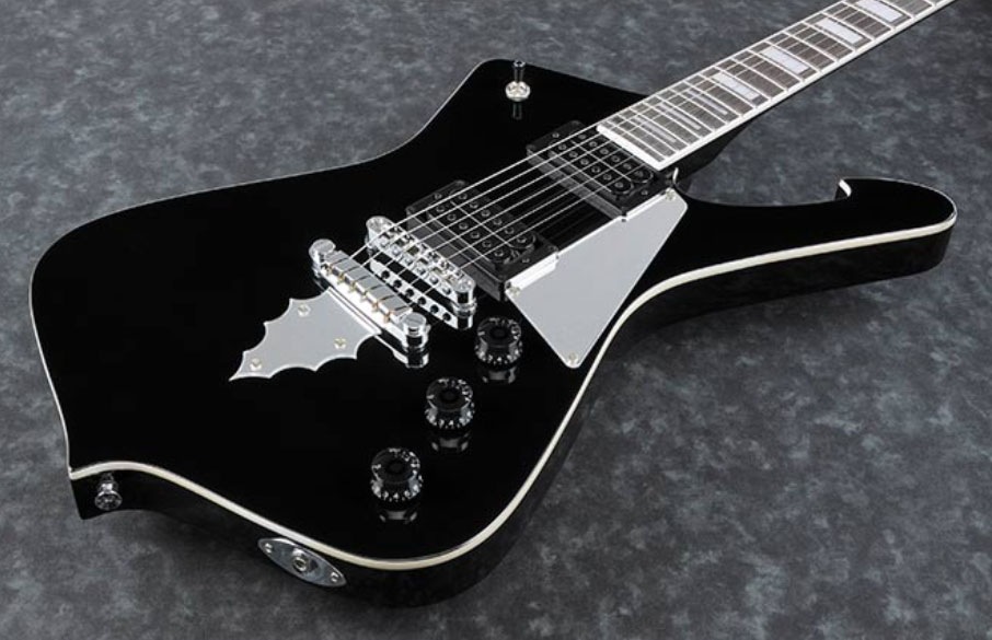 Ibanez Paul Stanley Ps60 Bk Signature Hh Ht Pur - Black - Guitare Électrique MÉtal - Variation 2