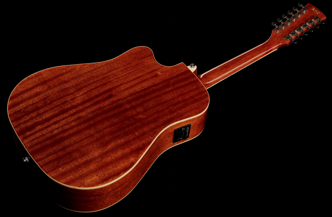 Ibanez Pf1512ece Nt Performance Dreadnought Cw 12c Epicea Acajou Lau - Natural - Guitare Folk - Variation 1