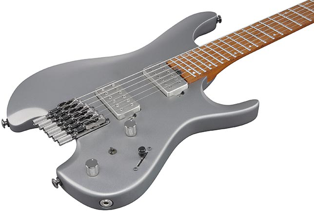 Ibanez Qx52 Mgm Quest 2h Ht Mn - Metallic Gray Matte - Guitare Électrique Multi-scale - Variation 2