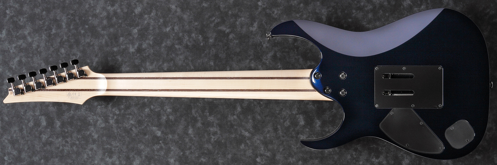 Ibanez Rg2027rxl Dtb Prestige Jap 7c Baryton 2h Dimarzio Fr Rw - Dark Tide Blue - Guitare Électrique Baryton - Variation 1