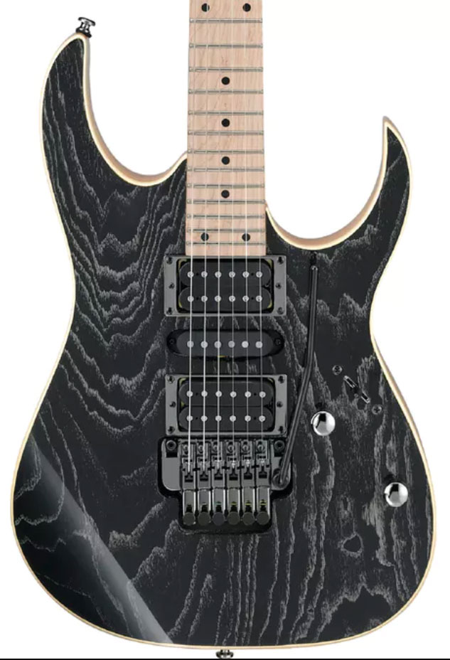 Ibanez Rg370ahmz Swk Standard Hsh Fr Mn - Silver Wave Black - Guitare Électrique Forme Str - Variation 1