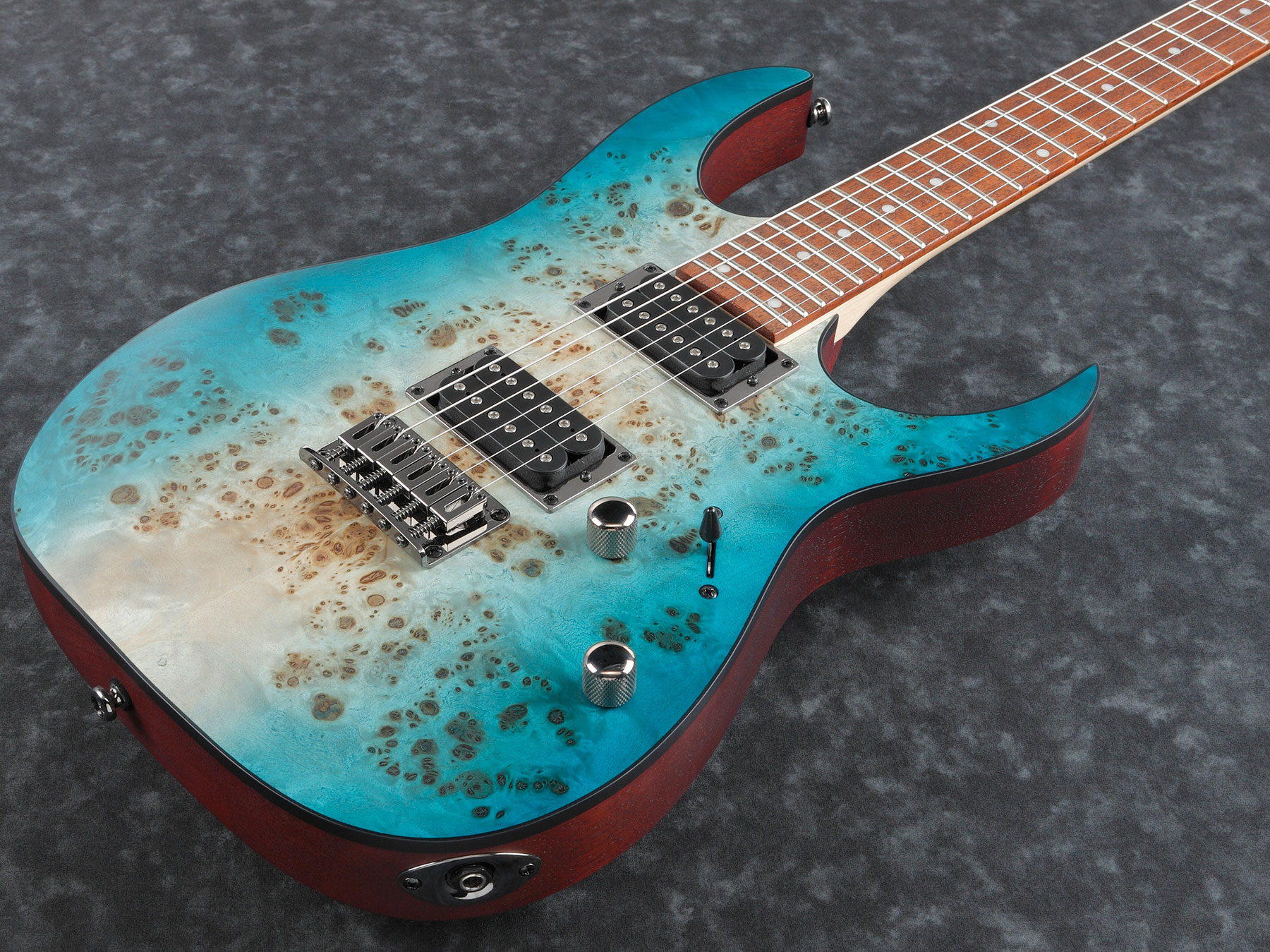 Ibanez Rg421pb Chf Standard Ht Hh Jat - Caribbean Shoreline Flat - Guitare Électrique Forme Str - Variation 2