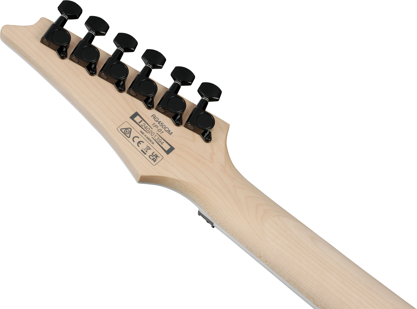 Ibanez Rg450qmb Tgb Standard Hsh Trem Jat - Transparent Gray Burst - Guitare Électrique Forme Str - Variation 4