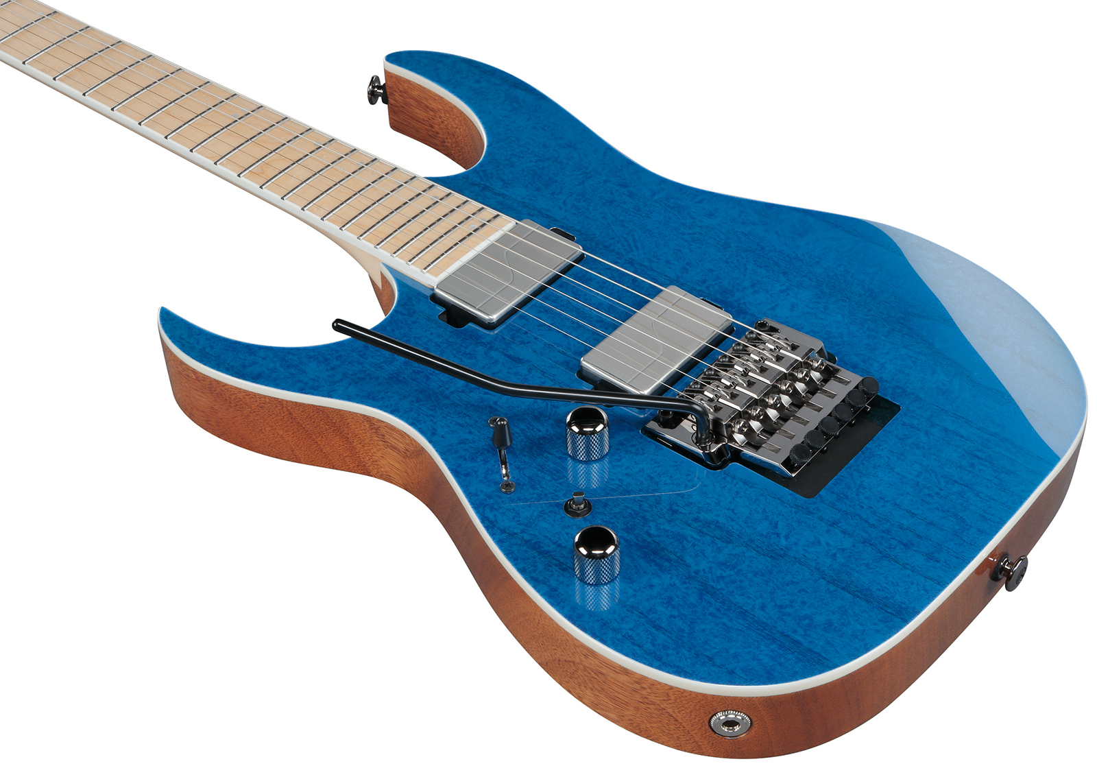 Ibanez Rg5120ml Fcn Lh Prestige Jap Gaucher 2h Fishman Fluence Fr Mn - Frozen Ocean - Guitare Électrique Forme Str - Variation 2