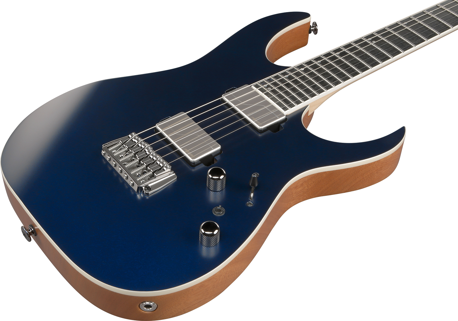 Ibanez Rg5121r Dbf Prestige Jap 2h Fishman Fluence  Ht Rw - Dark Tide Blue Flat - Guitare Électrique Forme Str - Variation 2