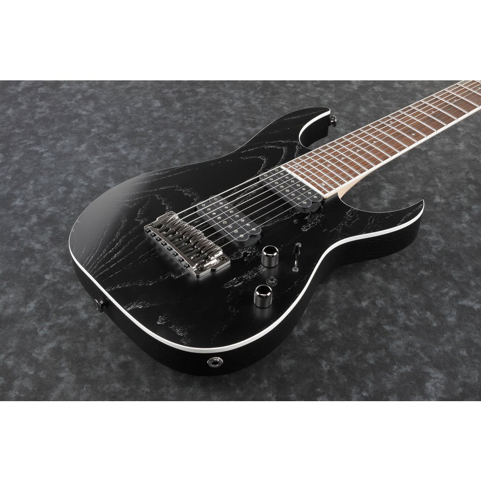 Ibanez Rg5328 Ldk Prestige Japon 8-cordes Hh Ht Eb - Lightning Through A Dark - Guitare Électrique Baryton - Variation 1