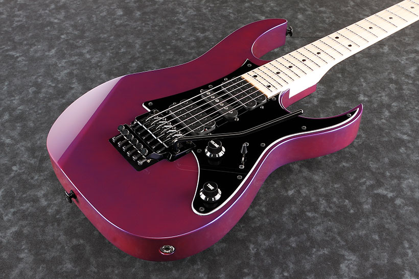 Ibanez Rg550 Pn Genesis Japon Hsh Fr Mn - Purple Neon - Guitare Électrique Forme Str - Variation 1
