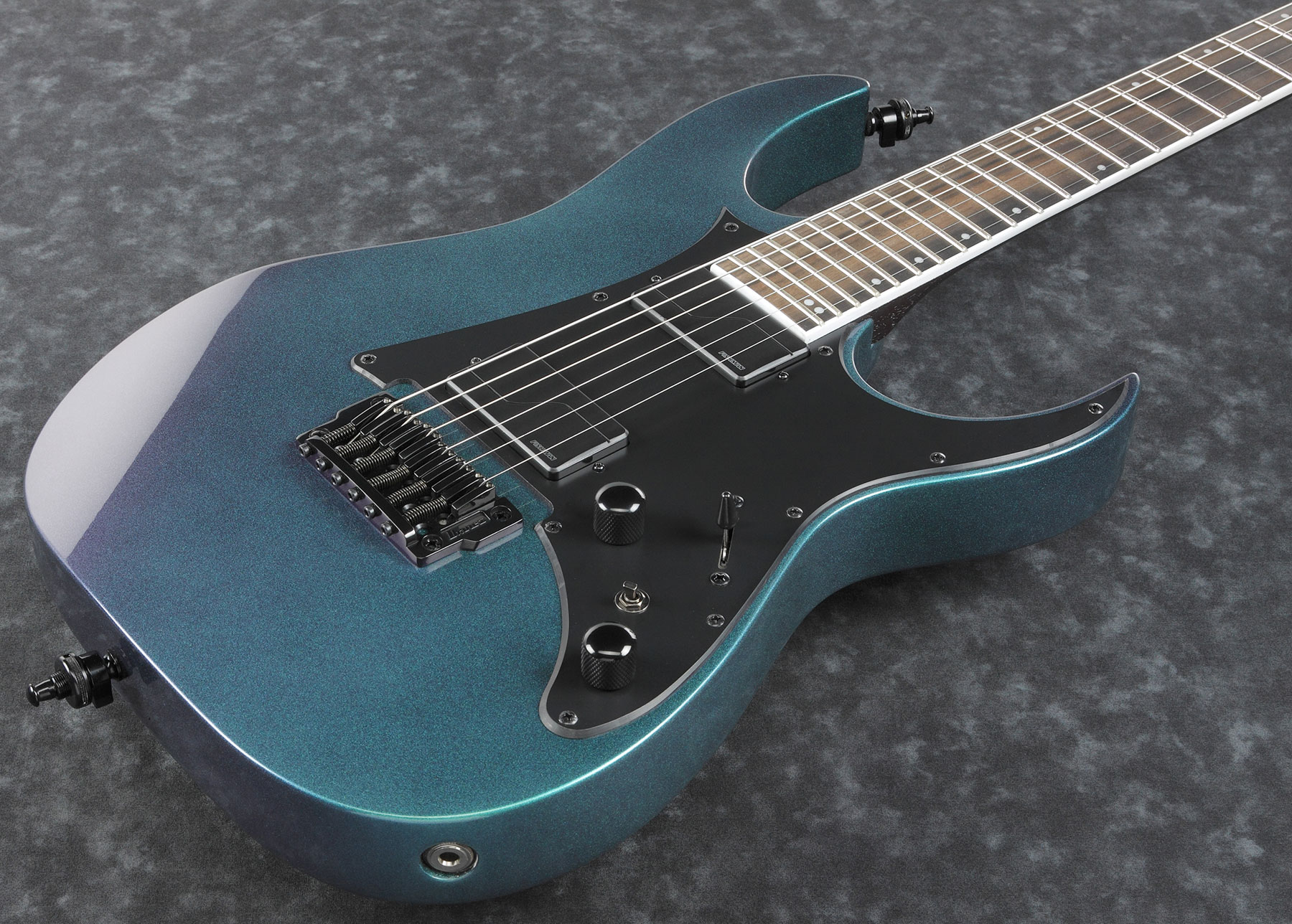 Ibanez Rg631alf Bcm Axion Label Hh Fishman Fluence Ht Eb - Blue Chameleon - Guitare Électrique Forme Str - Variation 2