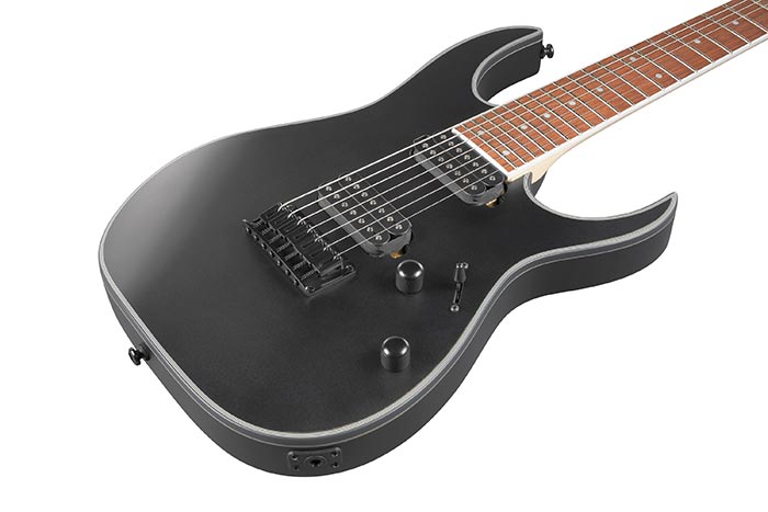 Ibanez Rg7421ex Bkf Standard 7c 2h Ht Jat - Black Flat - Guitare Électrique 7 Cordes - Variation 2