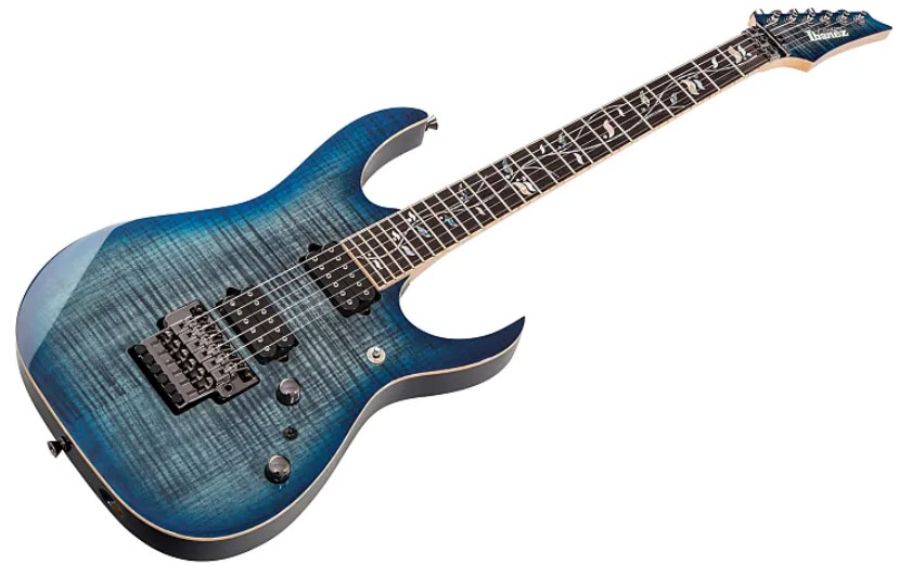 Ibanez Rg8520 Sde Prestige Japon Hh Dimarzio Fr Eb +etui - Sodalite - Guitare Électrique Forme Str - Variation 2
