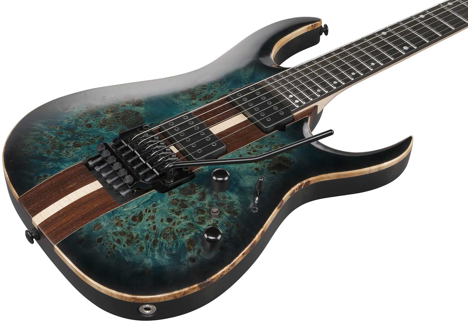 Ibanez Rga20p1pb Cul Premium 2h Dimarzio Fr Eb - Cosmic Blue Burst Low Gloss - Guitare Électrique Forme Str - Variation 2