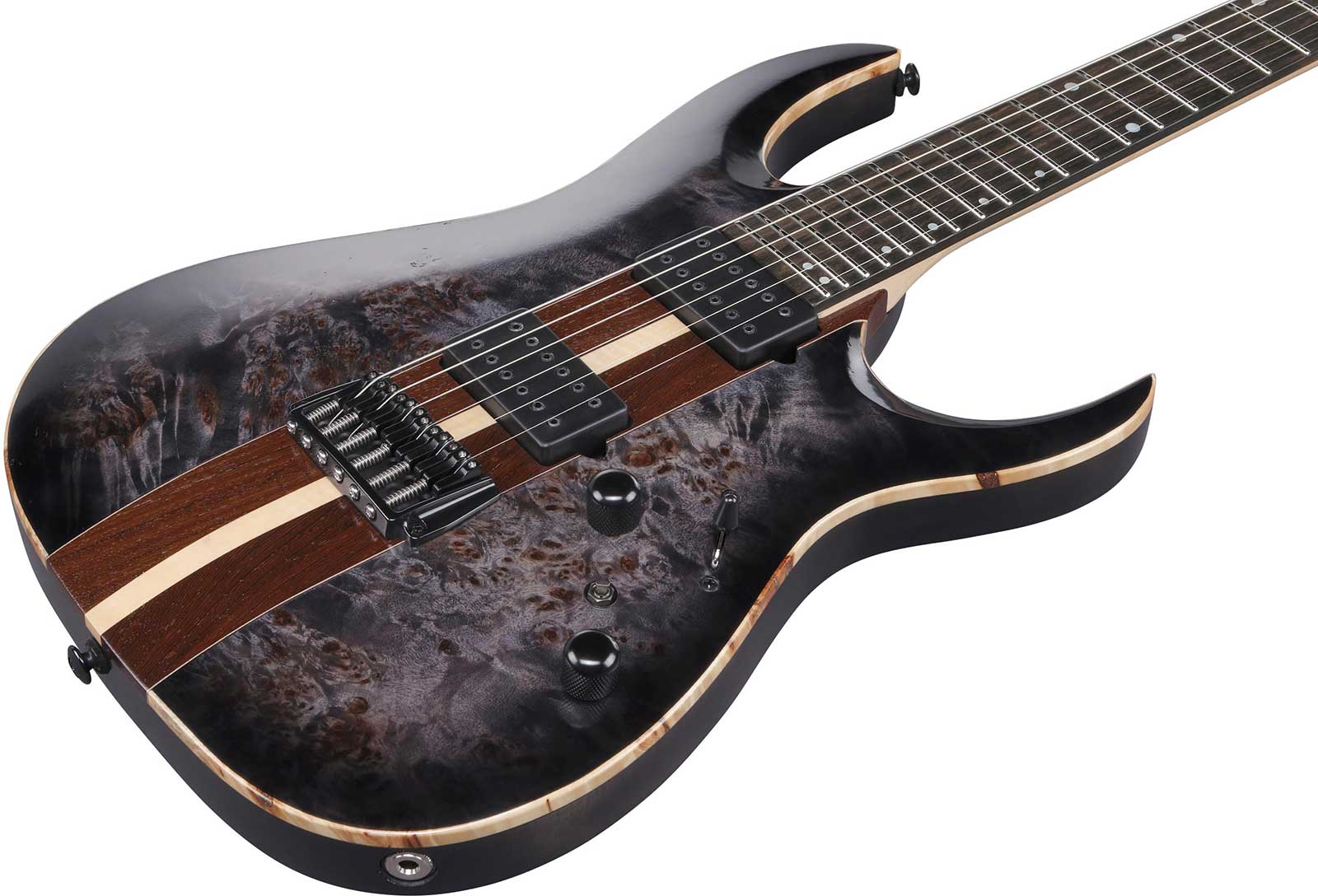 Ibanez Rga21p1pb Drl Premium 2h Dimarzio Ht Eb - Deep Twilight Burst - Guitare Électrique Forme Str - Variation 2