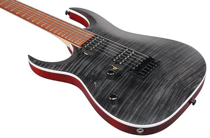 Ibanez Rga42fml Tgf Lh Standard Gaucher 2h Ht Rw - Transparent Grey Flat - Guitare Électrique Forme Str - Variation 2