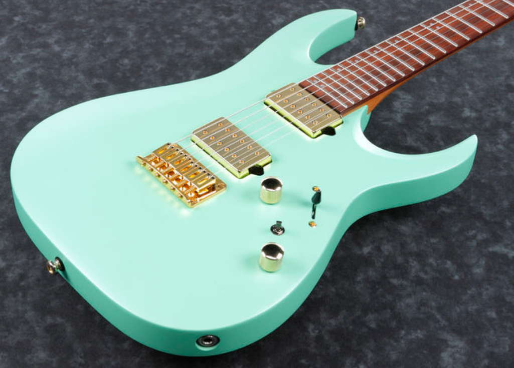 Ibanez Rga42hp Sfm Standard Hh Dimarzio Ht Jat - Sea Foam Green - Guitare Électrique Forme Str - Variation 1