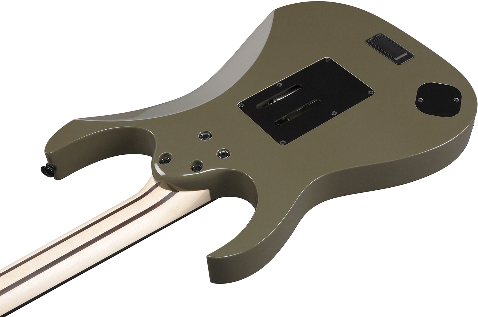 Ibanez Rgr5130r Km Prestige Jap 2h Fishman Fluence  Fr Rw - Khaki Metallic - Guitare Électrique Forme Str - Variation 3