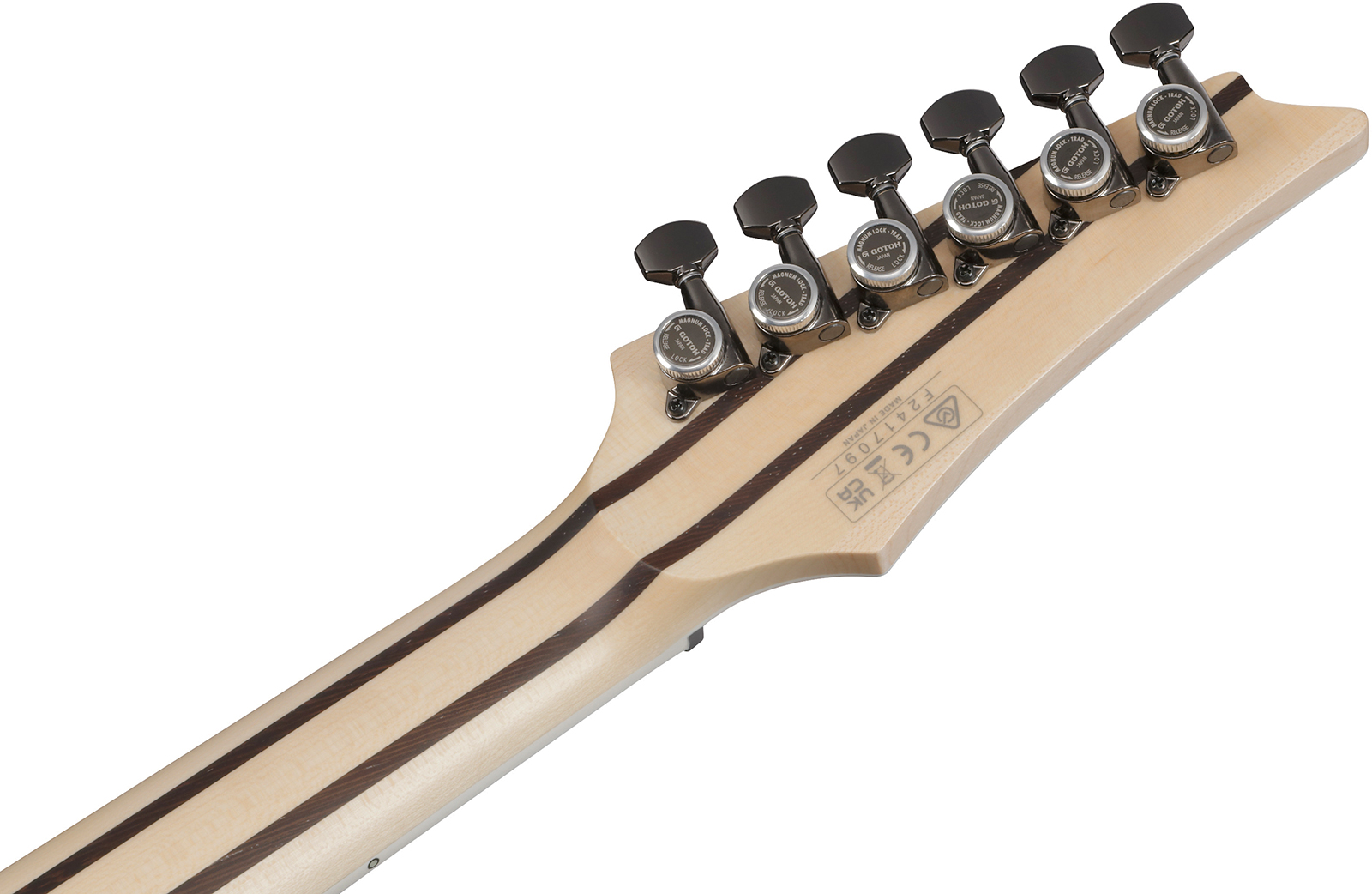 Ibanez Rgr5221r Tfr Prestige Jap 2h Bare Knuckle Ht Rw - Transparent Fluorescent Orange - Guitare Électrique Forme Str - Variation 4