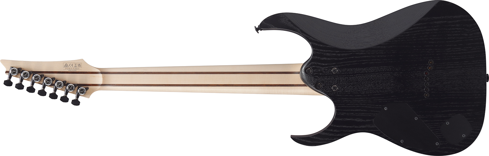 Ibanez Rgr762ahbf Wk Prestige Jap 7c 2h Dimarzio Ht Rw - Weathered Black - Guitare Électrique Forme Str - Variation 1
