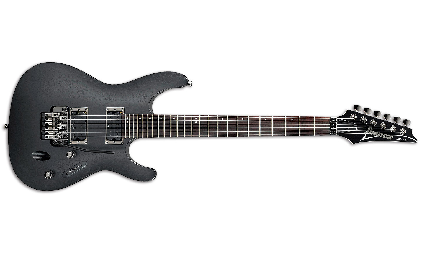 Ibanez S520 Wk Standard Hh Fr Jat - Weathered Black - Guitare Électrique Forme Str - Variation 1