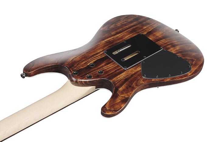 Ibanez S520ah Abs Sabre Premium 2h Trem Rw - Antique Brown Stained - Guitare Électrique Forme Str - Variation 3