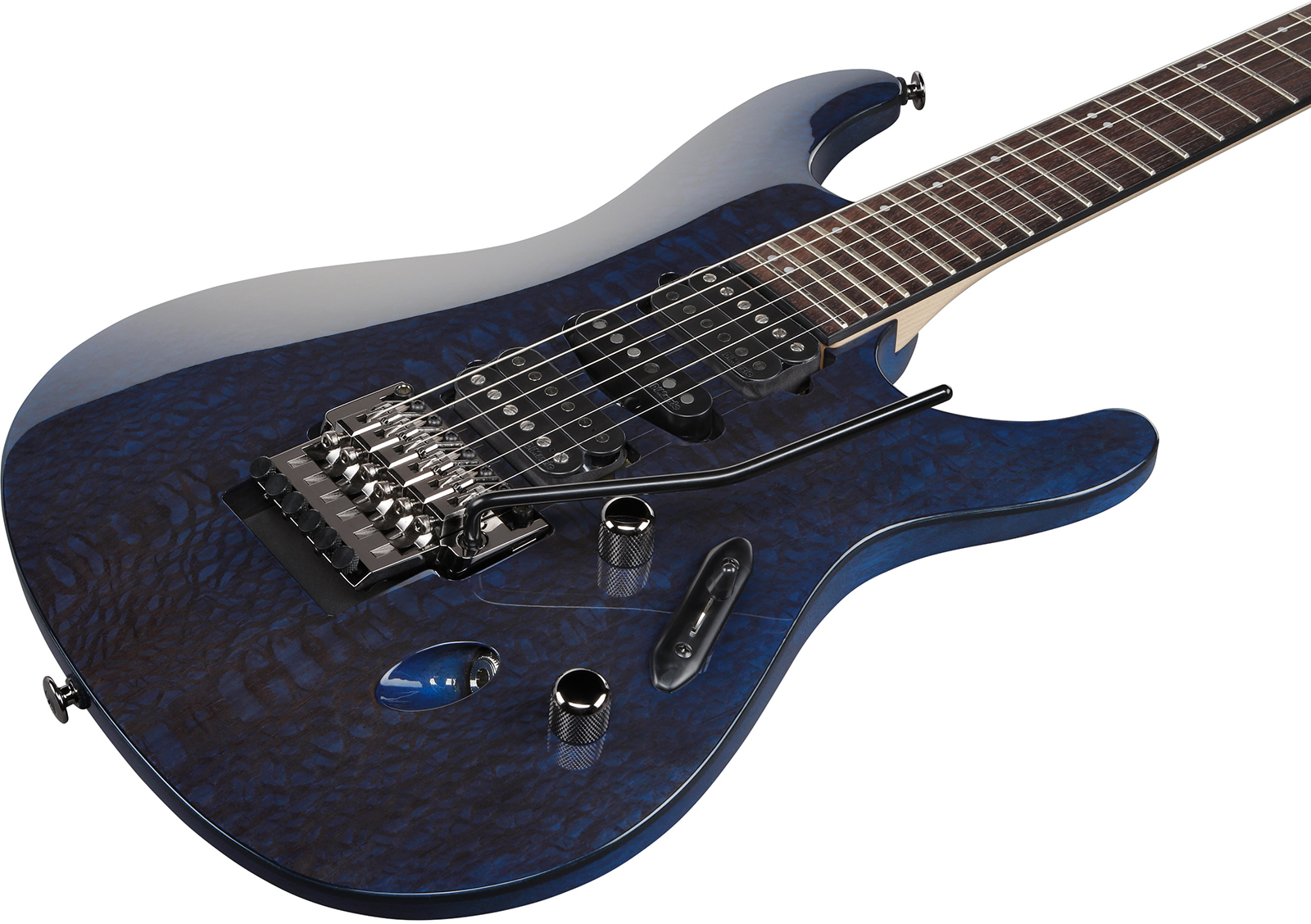 Ibanez S6670sk Dub Prestige Jap Hsh Dimarzio Fr Rw - Dark Ultramarine Blue - Guitare Électrique Forme Str - Variation 2