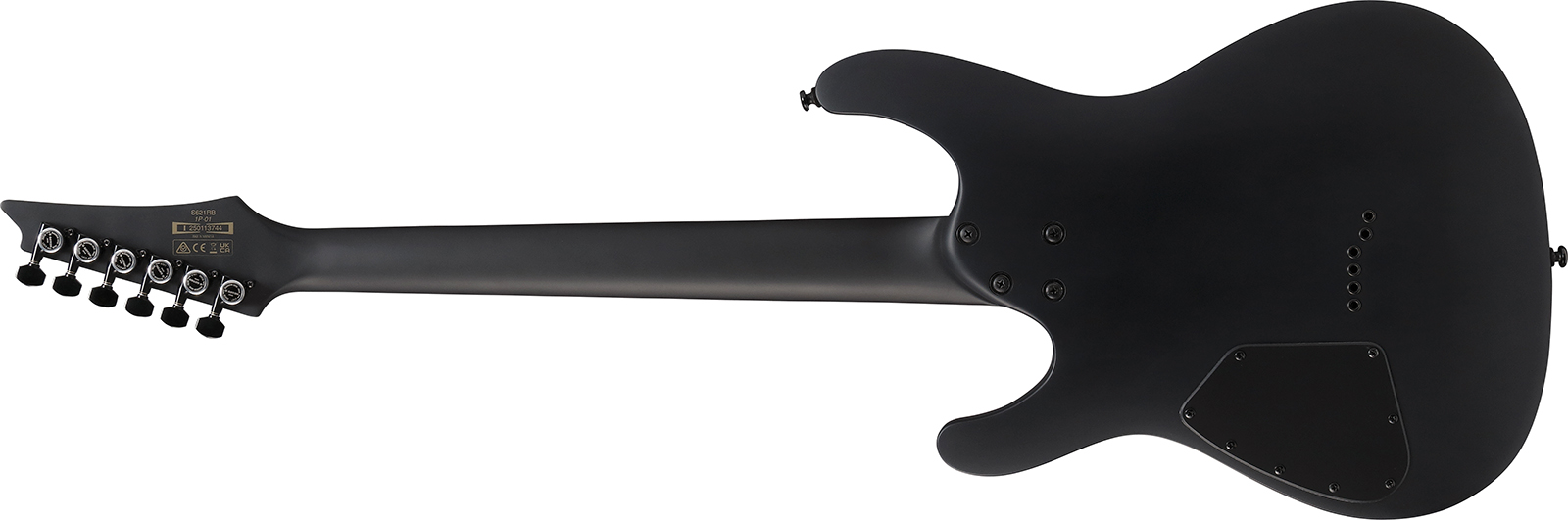 Ibanez S721rb Bkf Iron Label 2h Ht Eb - Black Flat - Guitare Électrique Forme Str - Variation 1