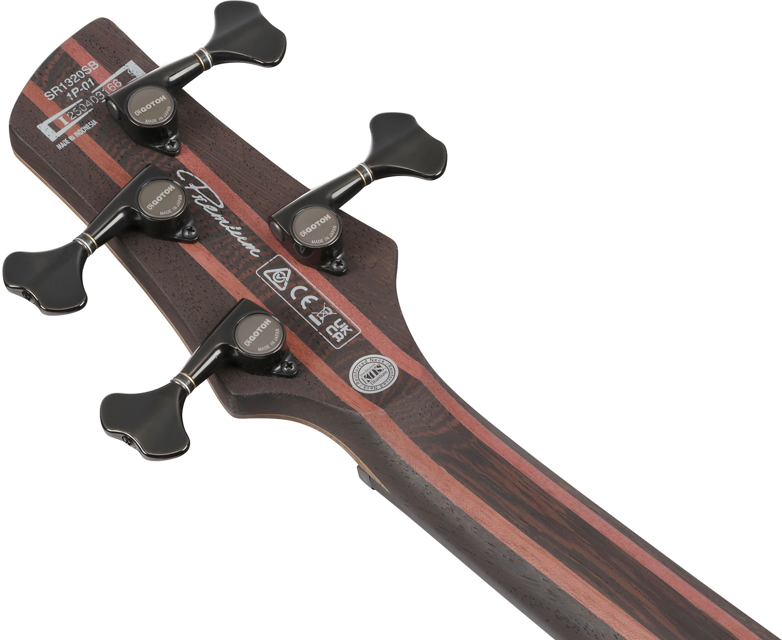 Ibanez Sr1320sb Ivf Premium Active Pp - Icebreaker Wave Flat - Basse Électrique Solid Body - Variation 4