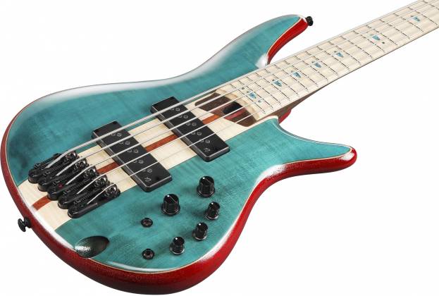 Ibanez Sr1425b Cgl Premium 5c Active Mn - Caribbean Green - Basse Électrique Solid Body - Variation 2