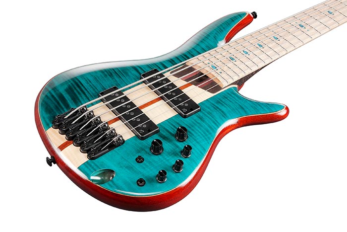 Ibanez Sr1426b Cgl Premium 6c Active Mn - Caribbean Green - Basse Électrique Solid Body - Variation 2