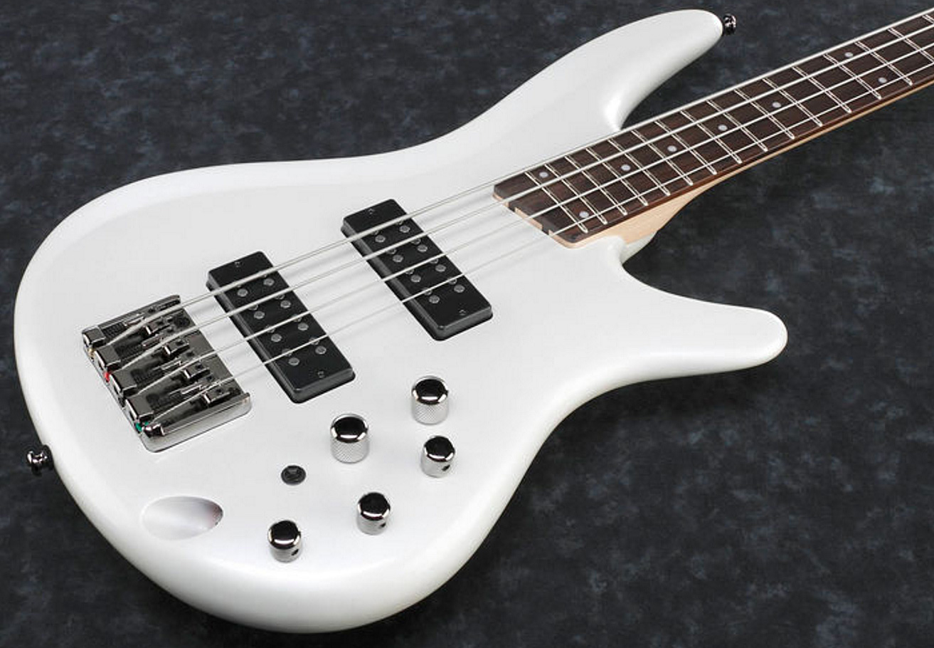 Ibanez Sr300e Pw Standard Active Jat - Pearl White - Basse Électrique Solid Body - Variation 3