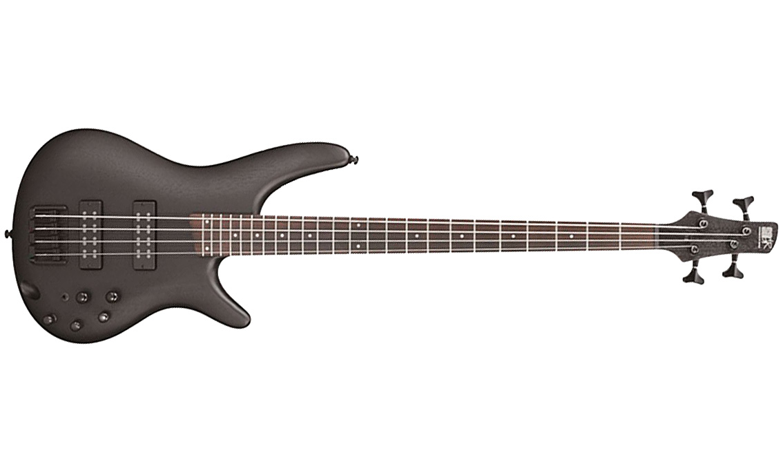 Ibanez Sr300eb Wk Standard Active Jat - Weathered Black - Basse Électrique Solid Body - Variation 1