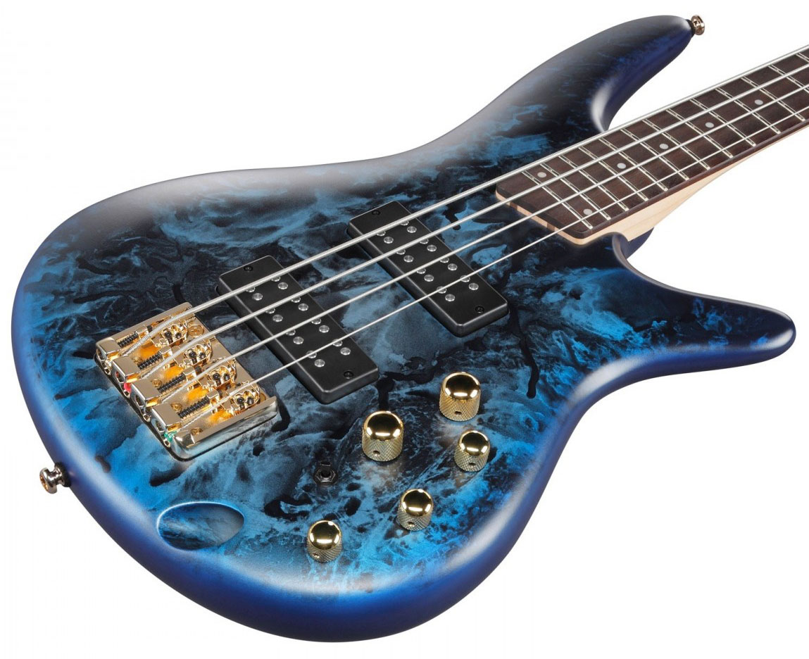 Ibanez Sr300edx Czm Standard Active Jat - Cosmic Blue Frozen Matte - Basse Électrique Solid Body - Variation 2