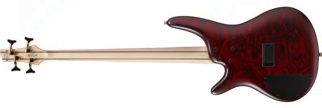 Ibanez Sr300edx Wzm Standard Active Jat - Wine Red Frozen Matte - Basse Électrique Solid Body - Variation 1