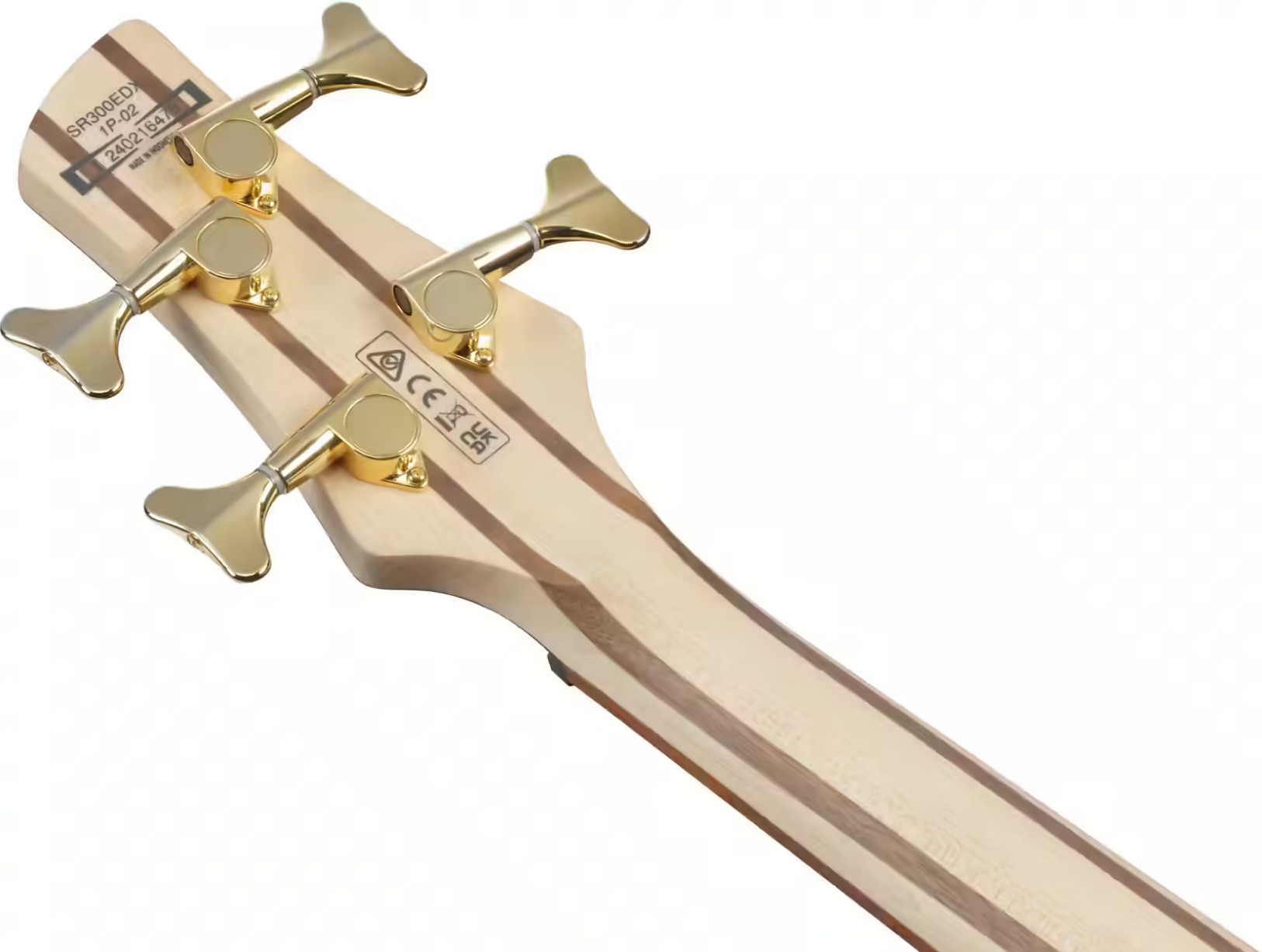 Ibanez Sr300edx Wzm Standard Active Jat - Wine Red Frozen Matte - Basse Électrique Solid Body - Variation 4