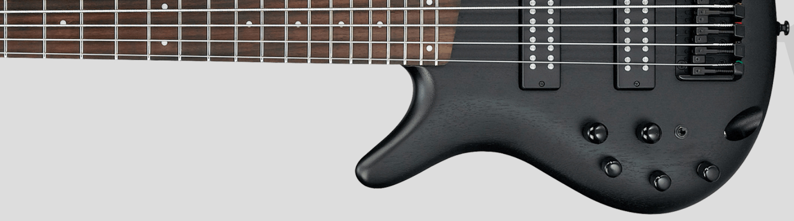 Ibanez Sr305ebl Wk Lh Gaucher Standard 5-cordes Active Jat - Weathered Black - Basse Électrique Solid Body - Variation 1