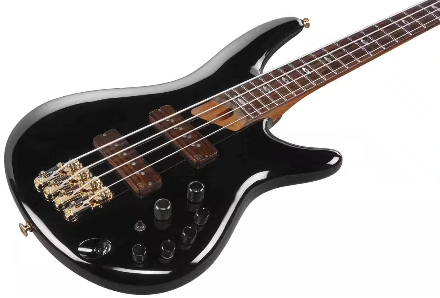 Ibanez Sr3500 Bk Prestige Jap 4c Active Rw - Black - Basse Électrique Solid Body - Variation 2
