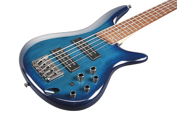 Ibanez Sr375e Spb Standard 5c Active Jat - Sapphire Blue - Basse Électrique Solid Body - Variation 2
