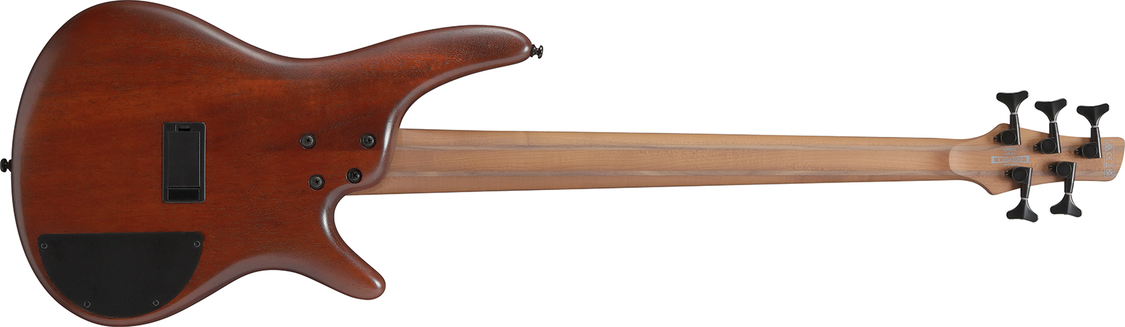 Ibanez Sr505al Mhl Standard 5c Gaucher Active Bartolini Rw - Mahogany Brown Burst Low Gloss - Basse Électrique Solid Body - Variation 1